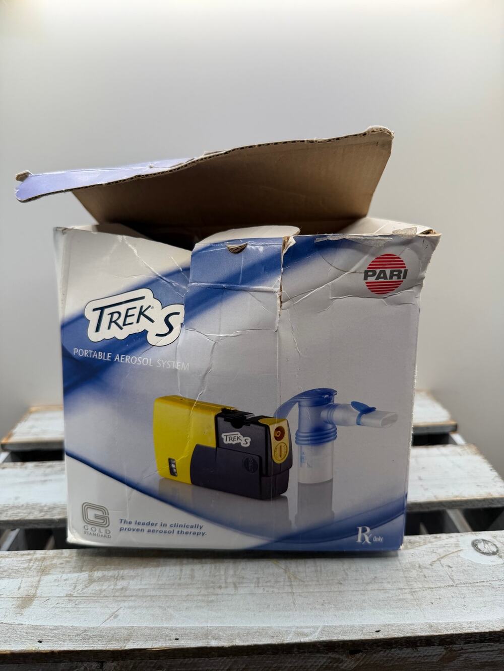 PARI Trek S Portable Aerosol System Nebulizer Compressor - 047B1000 AC/DC Power